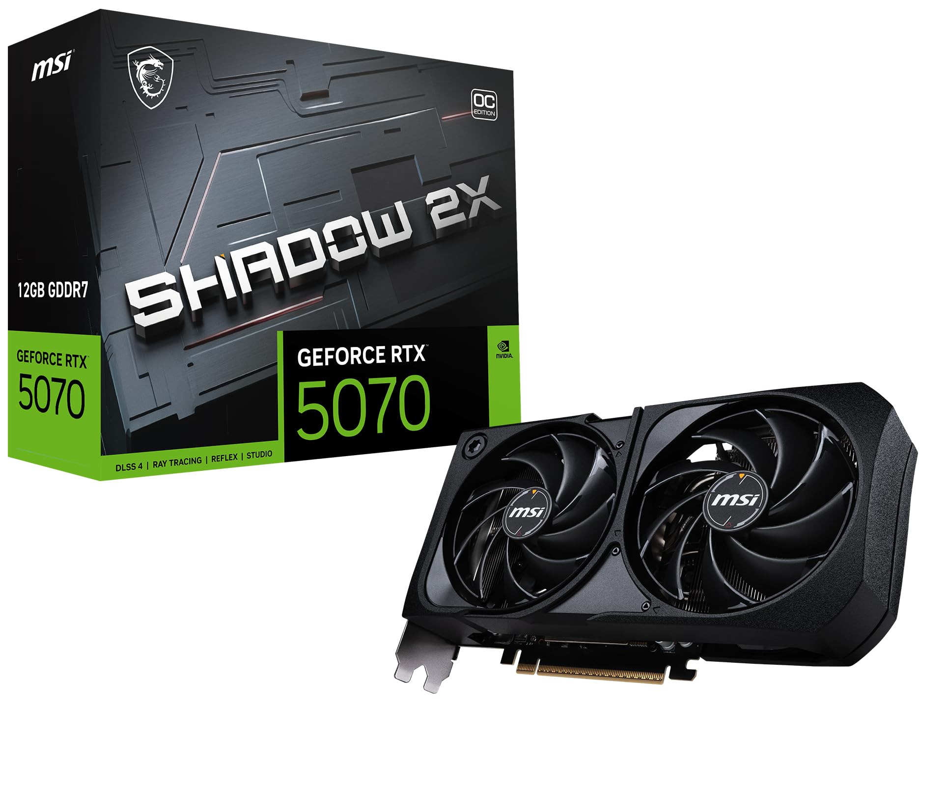 MSI GeForce RTX 5070 12G SHADOW 2X OC MSI GeForce RTX 5070 12G SHADOW 2X OC
